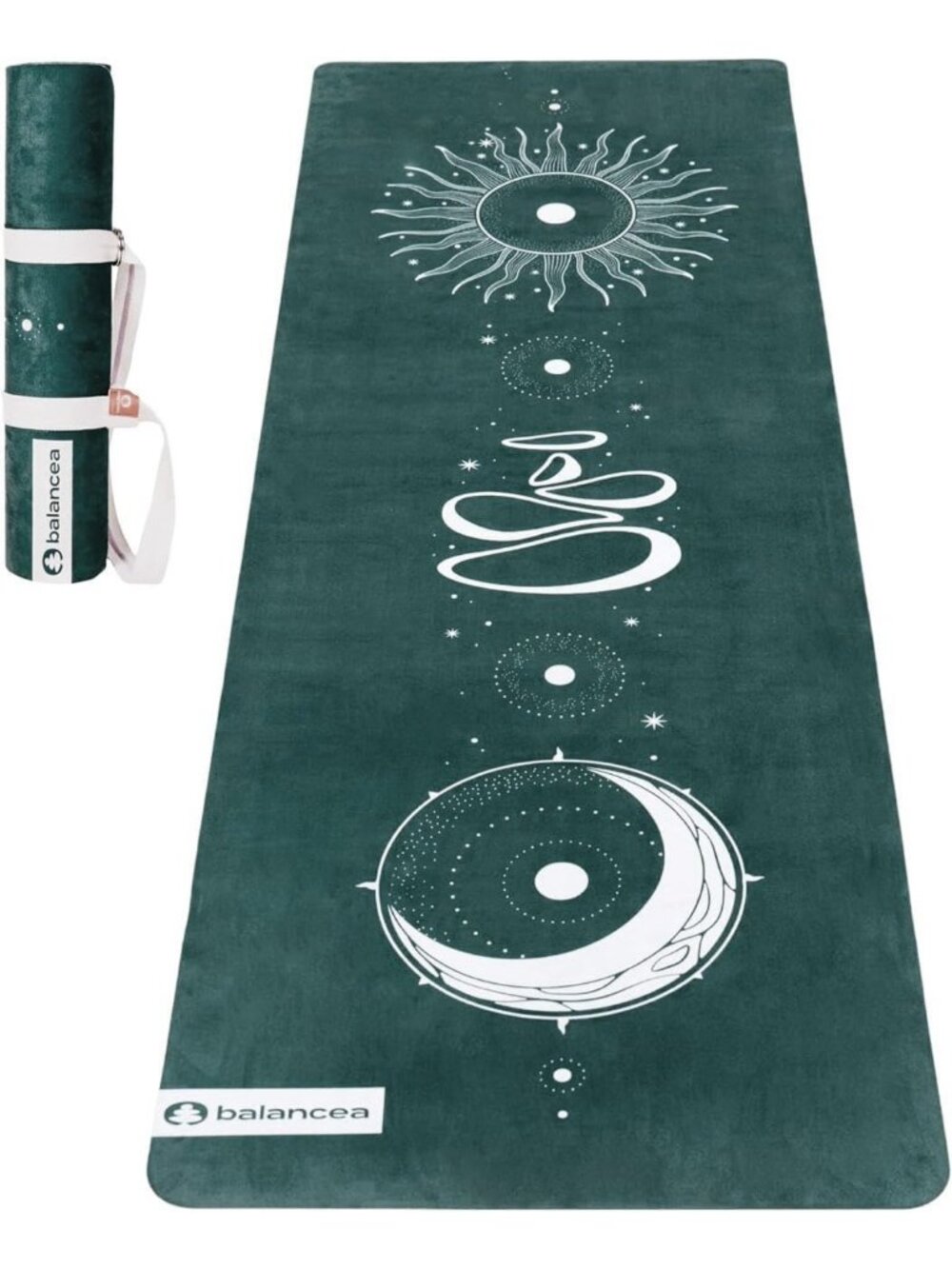 New Yoga Mat With Strap 5mm Non Slip Suede & TPE Eco-Friendly Fitness & Exercise